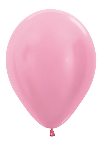 Helium Ballon Licht Roze Metallic (28cm) 