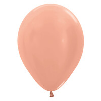 Helium Ballon Rosé Gold Metallic (28cm)