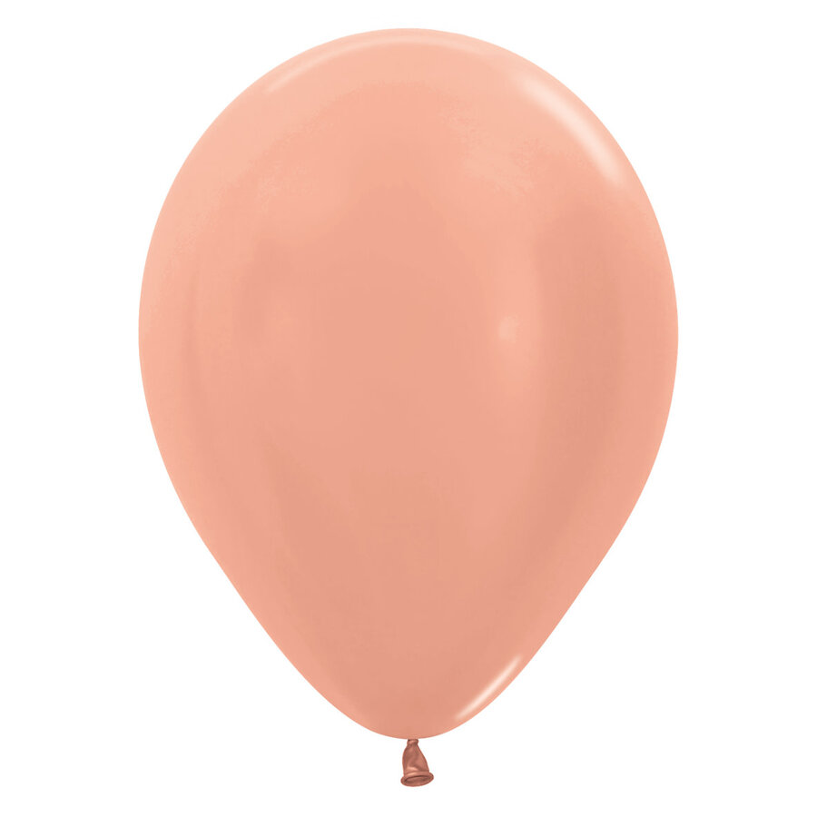 Helium Ballon Rosé Gold Metallic (28cm)-1