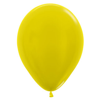 Sempertex Helium Ballon Geel Metallic (28cm)