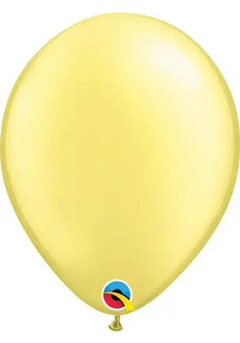 Helium Ballon Zacht Geel Metallic (28cm) 