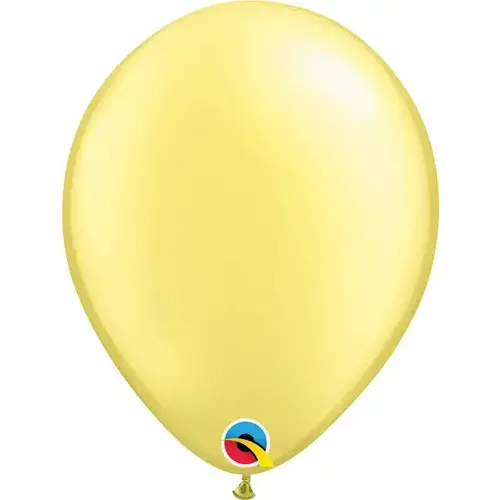 Helium Ballon Zacht Geel Metallic (28cm) 