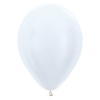 Sempertex Helium Ballon Wit Metallic (28cm)