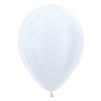 Helium Ballon Wit Metallic (28cm)