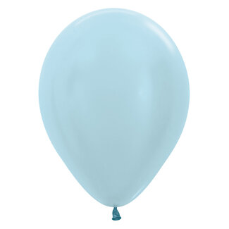 Sempertex Helium Ballon Licht Blauw Metallic (28cm)