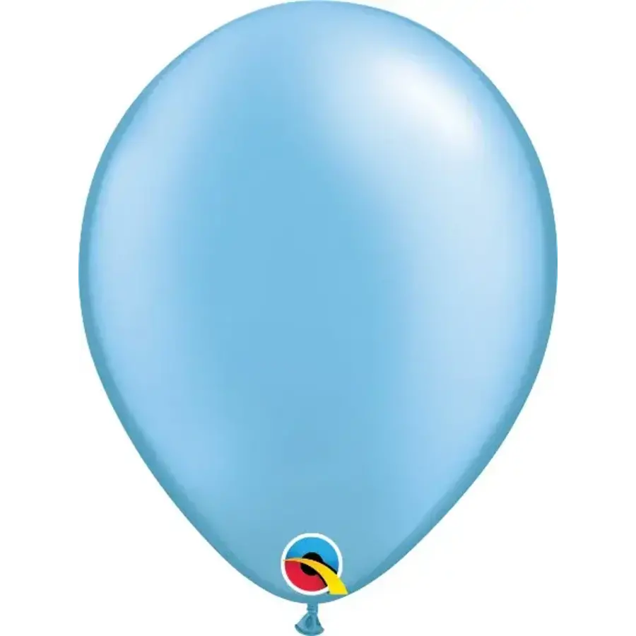 Helium Ballon Azure Blauw Metallic (28cm)-1