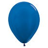 Helium Ballon Donker Blauw Metallic (28cm)