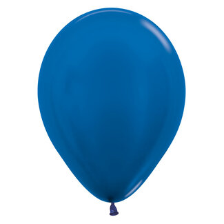 Sempertex Helium Ballon Donker Blauw Metallic (28cm)