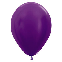 Helium Ballon Paars Metallic (28cm)