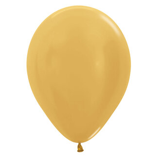 Sempertex Helium Ballon Goud Metallic (28cm)