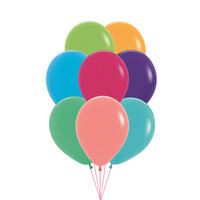 Tros van 10 Helium Ballonnen - Mat - Zelf Samenstellen