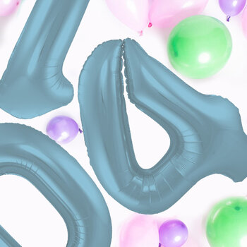 Mat Pastel Blauw
