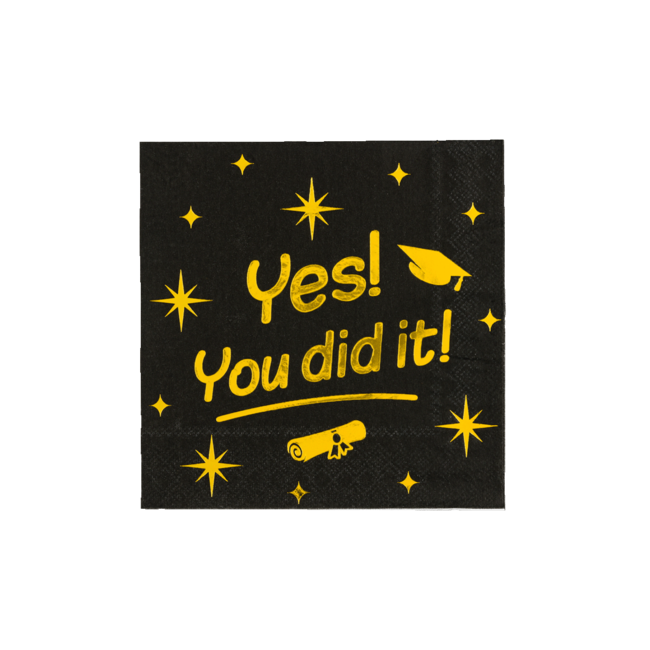 Classy Party Servetten You Did It - 16 st - 33cm