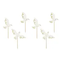 thumb-Cupcake Toppers Dove - 6st -14.5 cm-2