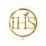 Cake Topper IHS - Gold - 22cm