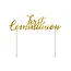 Cake Topper First Communion - Gold - 22cm
