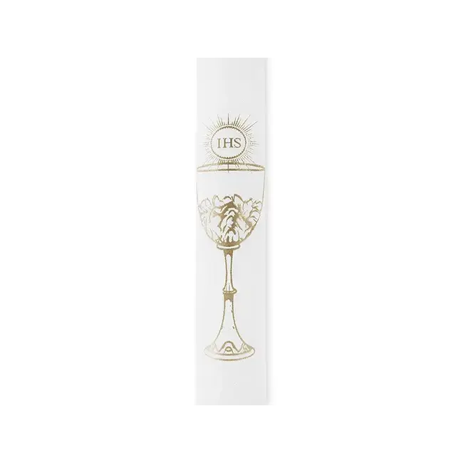 Kaarsen IHS -wit - 29cm - 4st