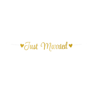 Paperdreams Letterbanner Just Married