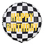 Folieballon Racing Happy Birthday - 45cm