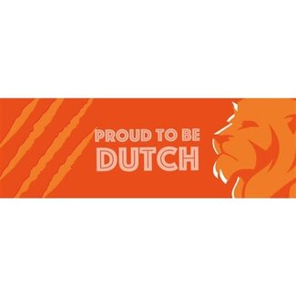 Haza-Witbaard Gevelbanner ’proud to be dutch’ - 74 x 220cm