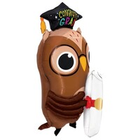 thumb-Folieballon - Grad Owl Diploma - 66 CM-2