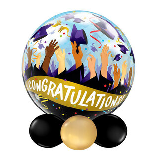 Qualatex Bubble Congratulations Grad Caps