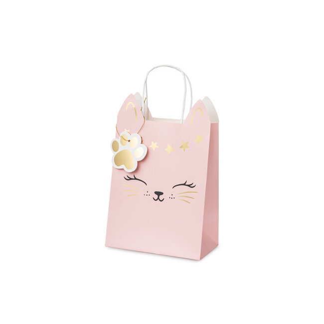 Cadeau Tasje Sweet Pink Cat