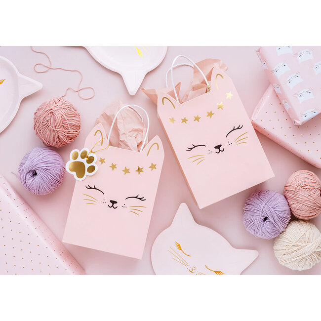 Cadeau Tasje Sweet Pink Cat