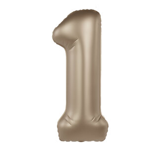 Folatex Folieballon 1 Chrome Goud