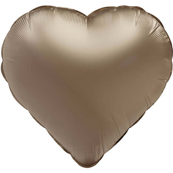Folieballon Hart Starlight Gold