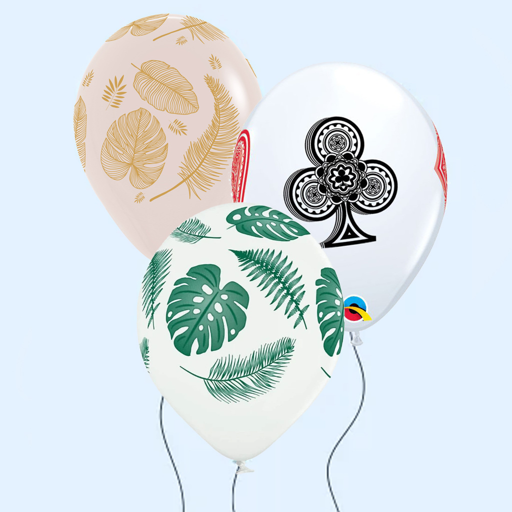 Helium gevulde ballonnen bestellen met leuke prints
