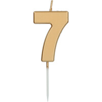 Kaars Cijfer 7 Goud