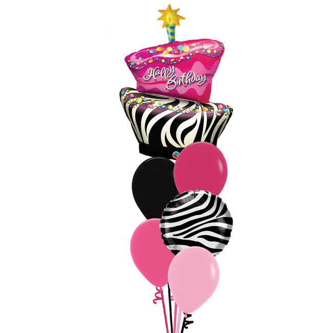 Cool Zebra Birthday Set