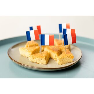 Globos Prikkertjes Franse Vlag - 7cm - 50 stuks