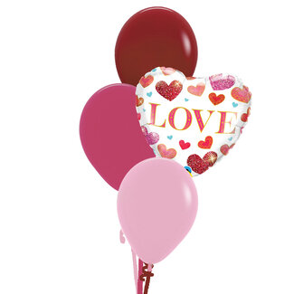 Qualatex Love Jewel Heart Set