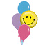 Qualatex Smiley Face Balloon Set