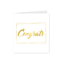 Paperdreams Gold white card - Congrats