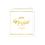 Paperdreams Gold white card - Dikke knuffel