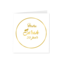 Paperdreams Gold white card - Sarah 50