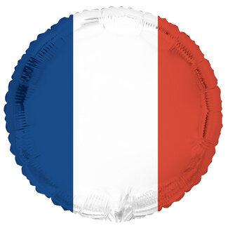 Globos Folieballon - Franse Vlag - 45cm