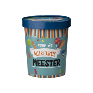 Paperdreams Candy Bucket - Meester