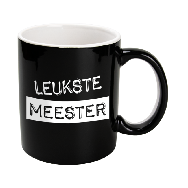 Black & White Mugs - Meester