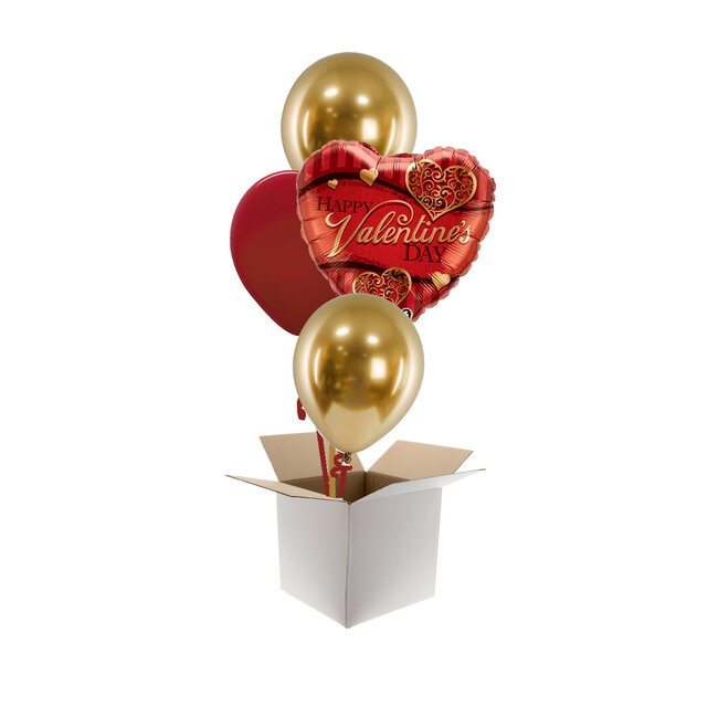 Valentine's Golden Filigree Set