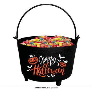 Guirca Snoep Ketel - Happy Halloween - 24x23x15 cm