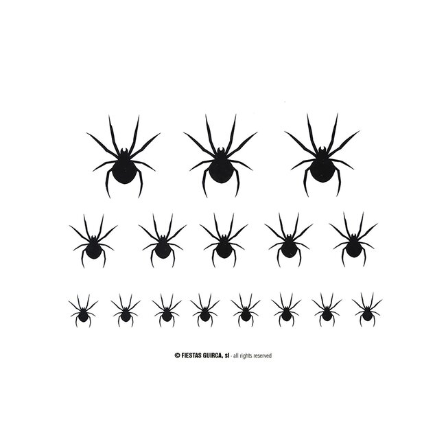 Crawling Spider Tattoo Transfers
