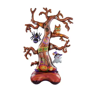 PartyPal Staande Folieballon Halloween Boom - 106x159cm
