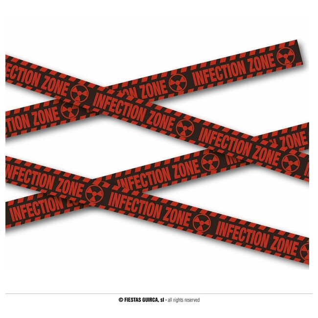 Afzetlint Infection Zone - 6 mtr