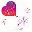 Servetten Love - 10 st - 33 x 33 cm