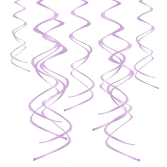 PartyPal Swirl Decoratie Lila