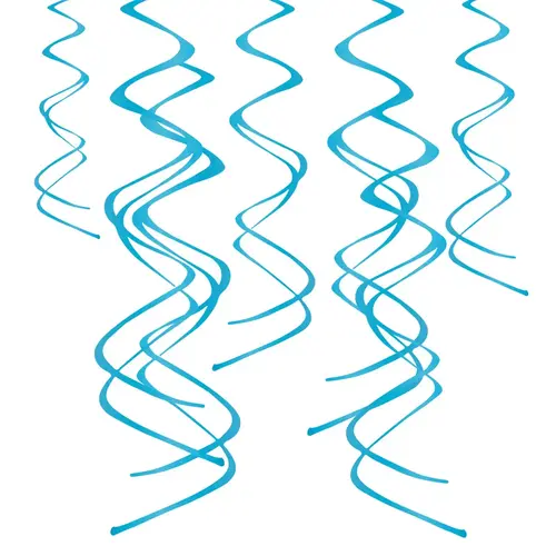 Swirl Decoratie Licht Blauw 
